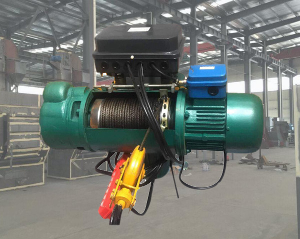 Remote control wire rope electric hoist