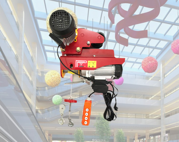 Running electric hoist