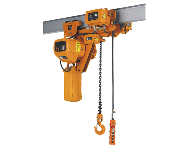 Ultra-low chain electric hoist