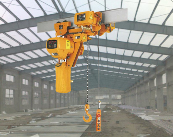 Ultra-low chain electric hoist