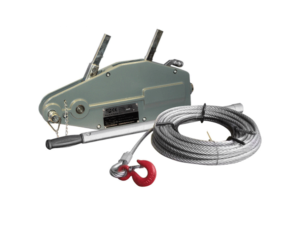 Wire rope wrench hoist